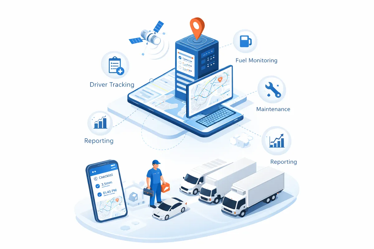 iFleetify fleet management dashboard